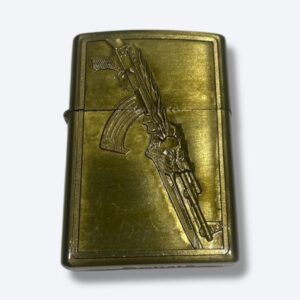 Isqueiro Tipo Zippo Dourado Personalizado