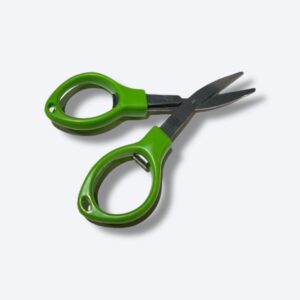 Tesoura Dobrável de Plástico e Metal - Verde