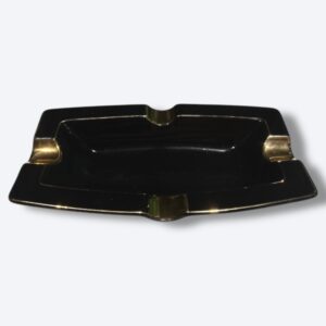 Cinzeiro de mesa para Charuto Preto em cerâmica