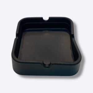 Cinzeiro de Silicone Preto Quadrado