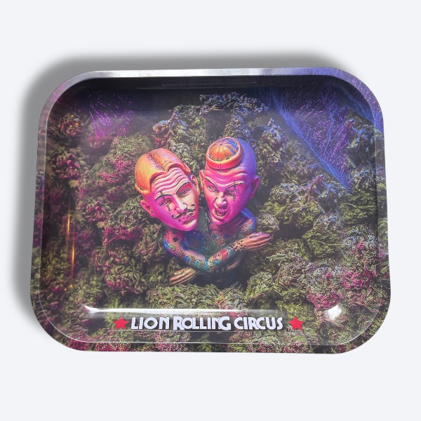 Bandeja De Metal Lion Rolling Circus Extra Grande SilverFuck & JellyBelly